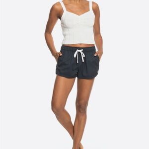 ROXY-IMPOSSIBLE LOVE ELASTIC WAIST SHORTS